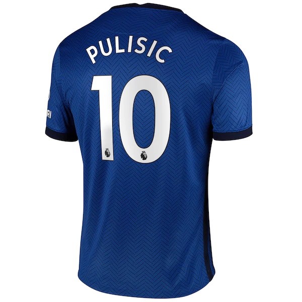 Trikot Chelsea NO.10 Pulisic Heim 2020-21 Blau Fussballtrikots Günstig